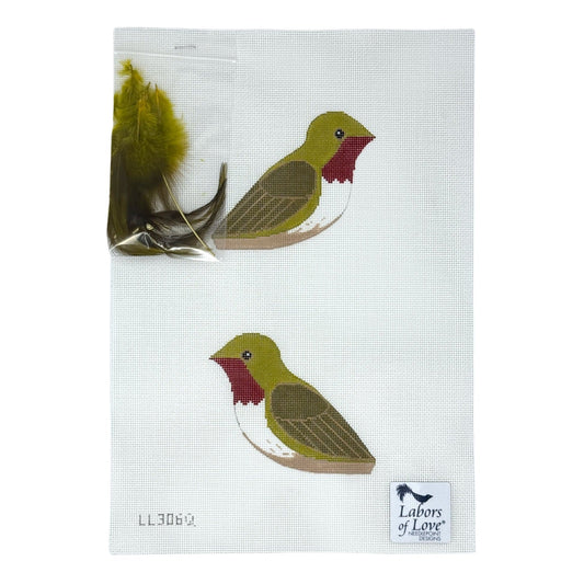 Ruby Throated Hummingbird 3D Bird