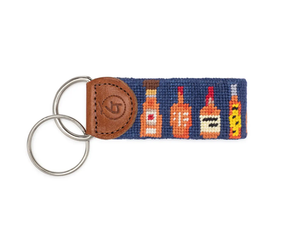 Finished Needlepoint Keychain