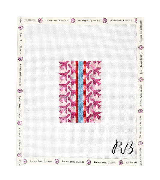 Pink Airplane Houndstooth