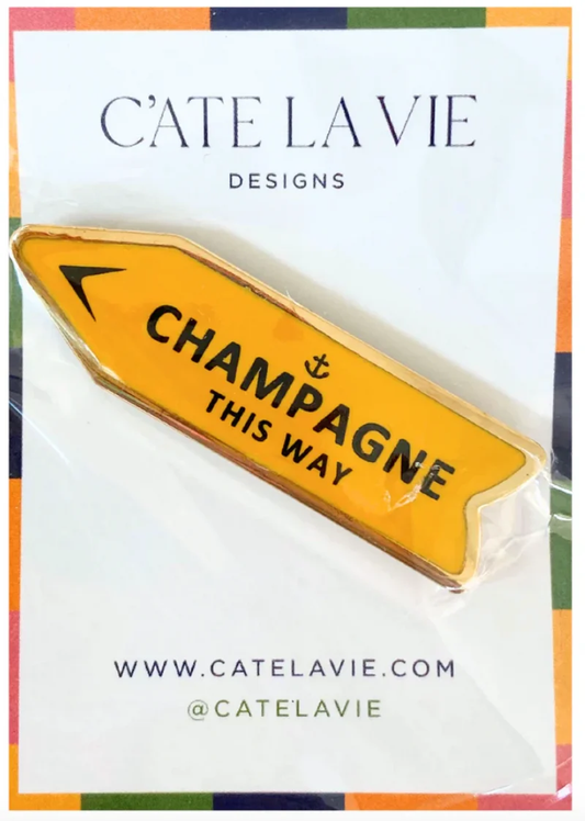 Champagne the Way Needle Minder (orange)